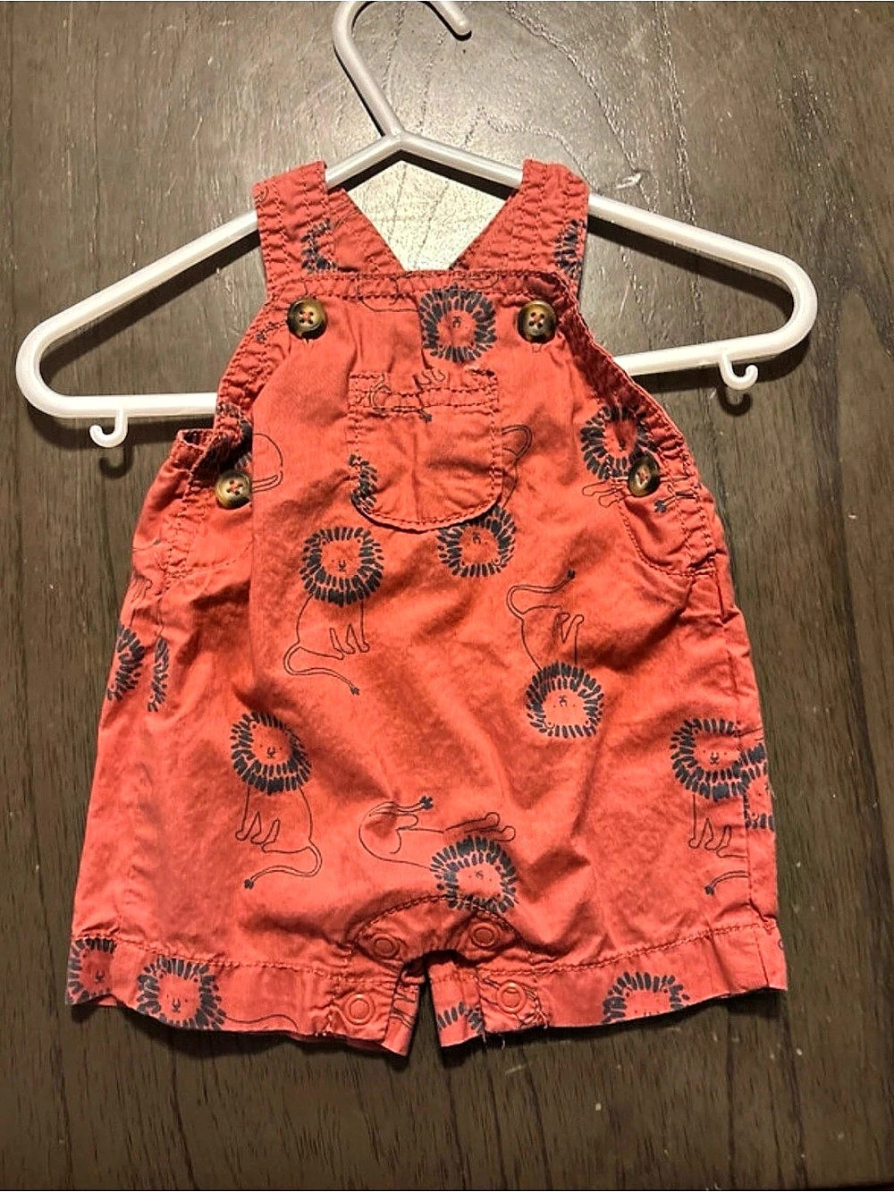 Kids Lion Print Romper